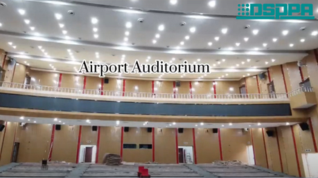 Sistema de refuerzo de sonido profesional | Auditorio del aeropuerto de Yibin
