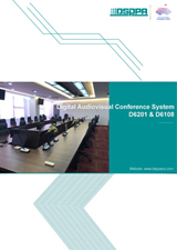 Solución de conferencias audiovisuales digitales D6201 y D6108