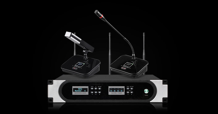Sistema de micrófono de conferencia UHF