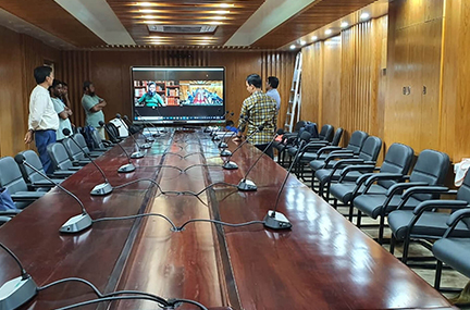 Sistema de conferencias digitales para la Universidad de Barishal