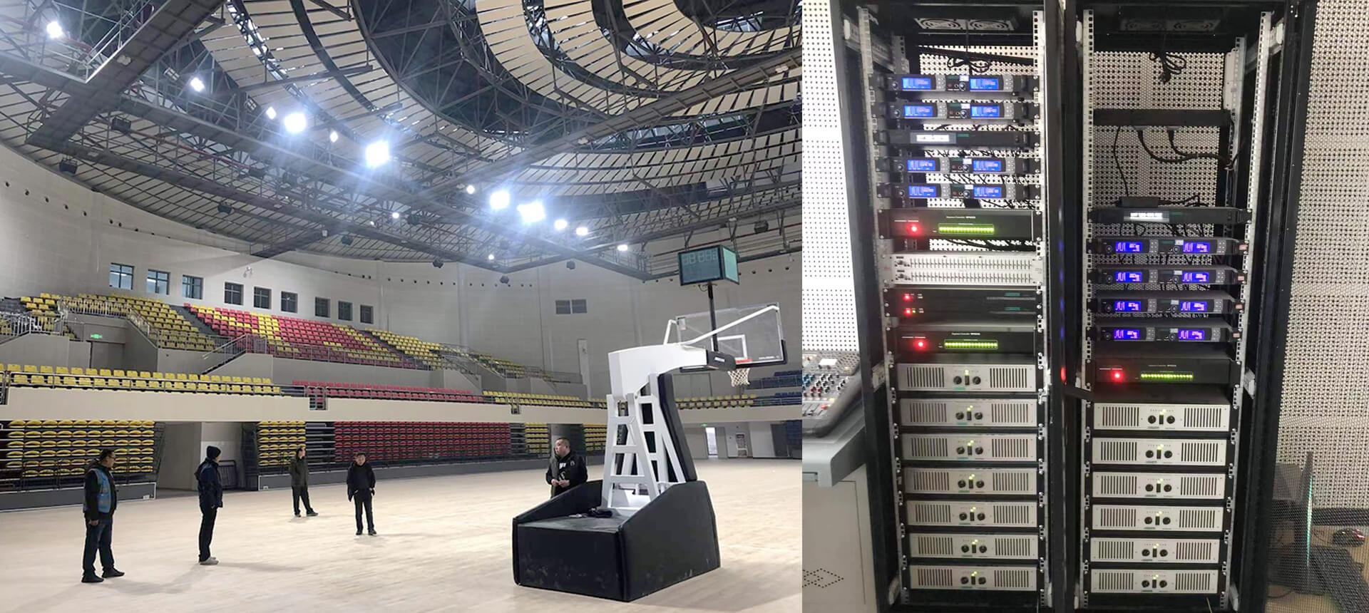 Sistema de sonido profesional para el Centro Deportivo Yongji
