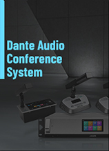Descargue el folleto del sistema de conferencias D7201 Dante Audio