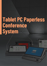 Descargue el folleto del sistema de conferencias sin papel de Tablet PC D9001II