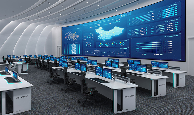 Matriz de distribución basada en IP 4K para la sala de conferencias del banco