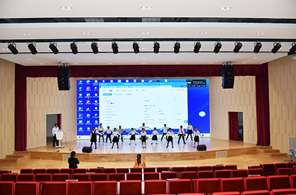 Sistema de refuerzo de sonido profesional para la escuela de idiomas extranjeros Guangzhou Peiwen