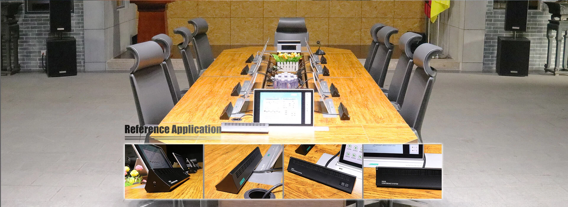 Sistema de conferencia digital completo de micrófono de unidad de Delegado de matriz
