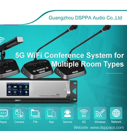 Solución de conferencia WiFi 5G para la sala de conferencias media