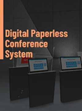 Folleto Sistema de conferencia digital sin papel