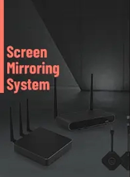 Sistema de espejo de pantalla de folleto