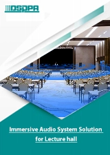Solución de sistema de audio inmersivo para sala de conferencias