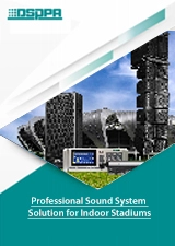 Solución de sistema de sonido profesional para estadios interiores