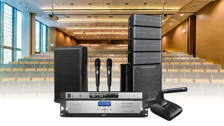Sistema de sonido Pro para salas de conferencias grandes