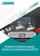 Solución del sistema de conferencia de red IP para la sala de conferencias D7101