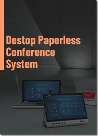 Descargue el folleto del sistema de conferencias de escritorio sin papel D7613ZMC