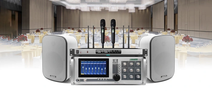 Solución de sistema de Sonido profesional para salones de banquetes