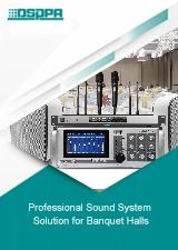 Solución de sistema de Sonido profesional para salones de banquetes