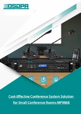 Solución rentable del sistema de conferencia para salas de conferencias pequeñas MP9868