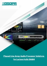 Soluciones de procesador de audio de matriz de línea en fase para salas de conferencias D6684