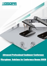 Soluciones de micrófono de condensador de conferencia profesional avanzado para salas de conferencias D5830
