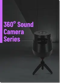 Descargar el folleto de la Cámara de sonido de 360 ° serie DC2801