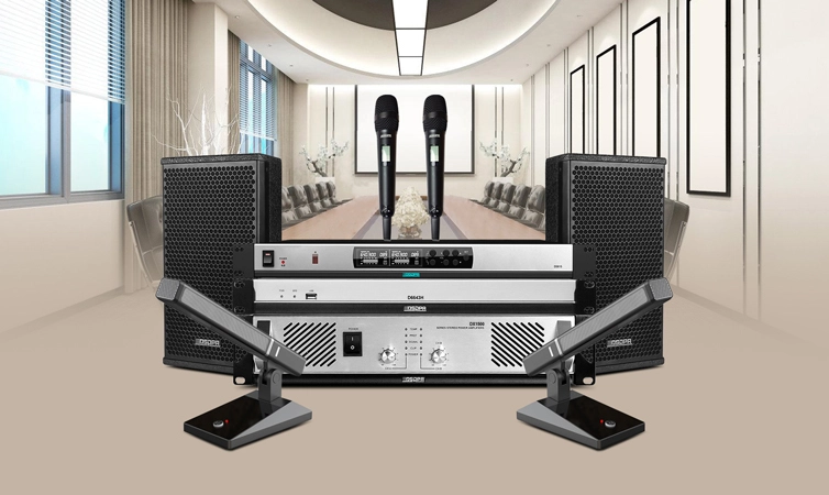 Solución de sistema de Sonido profesional para salas de conferencias D6643H D5830