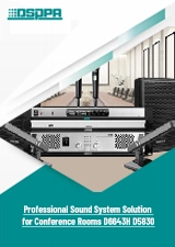 Solución de sistema de Sonido profesional para salas de conferencias D6643H D5830