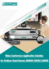 Solución de aplicación de videoconferencia para habitaciones de tamaño medio HD8000 HD8102 HD8105